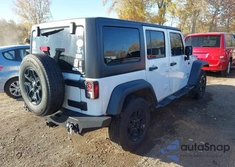 2016 Jeep Wrangler Unlimited Sport из США, поврежденный, VIN 1C4BJWDG8GL176108